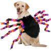 imageOurWarm Dog Halloween Costumes for Pets 64 LED Furry Giant Dog Spider Costume Funny Dogs Costumes for Medium Large Dogs Halloween Party Decor Puppy Pets Outfits Cosplay