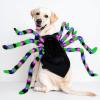 imageOurWarm Large Dog Halloween Costumes Furry Funny Dog Spider Costume with 64 LED Purple Lights Halloween Costumes for Large Dogs Pets Party Outfits Contest Clothes Cosplay Decor