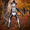 imageOurWarm 10ft Halloween Inflatable Outdoor Decoration Giant Sitting Skeleton Inflatable Halloween Decorations with Buildin LEDs Halloween Blow Up Yard Decorations for Roof Balcony Lawn GardenSitting Skeleton Inflatable
