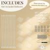 imageOurWarm 10 Pack 315 Inch Balloon Stands for Table Clear Acrylic Balloon Sticks with Base for Table Centerpieces Balloons Stand Kit for Birthday Party Baby ampamp Bridal Shower Graduation Wedding Decor10 Pack
