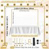 imageOurWarm 82 Ft Adjustable Wedding Backdrop Stand 2in1 Floor Arch ampamp OvertheTable Rod Gold Metal Square Background Frame Photo Backdrop Balloon Arch Stand for Birthday Party Baby Shower Decor
