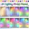 imageOurWarm Balloon Arch Kit with LED Lights 935FT ampamp 6FT Free Bending Half Balloon Arch Stand with Base Gold Backdrop Stand for Wedding Birthday Party Baby Shower Yard Lawn Graduation Decorations82FT  6FT Lighted Balloon Arch Kit