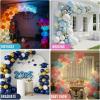 imageOurWarm Balloon Arch Kit with LED Lights 935FT ampamp 6FT Free Bending Half Balloon Arch Stand with Base Gold Backdrop Stand for Wedding Birthday Party Baby Shower Yard Lawn Graduation Decorations82FT  6FT Lighted Balloon Arch Kit