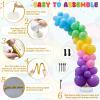 imageOurWarm Balloon Arch Kit with LED Lights 935FT ampamp 6FT Free Bending Half Balloon Arch Stand with Base Gold Backdrop Stand for Wedding Birthday Party Baby Shower Yard Lawn Graduation Decorations935FT  6FT Lighted Balloon Arch Kit