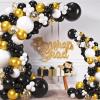 imageOurWarm Balloon Arch Kit with LED Lights 935FT ampamp 6FT Free Bending Half Balloon Arch Stand with Base Gold Backdrop Stand for Wedding Birthday Party Baby Shower Yard Lawn Graduation DecorationsBalloon Arch Stand with Base