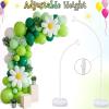 imageOurWarm Balloon Arch Kit with LED Lights 935FT ampamp 6FT Free Bending Half Balloon Arch Stand with Base Gold Backdrop Stand for Wedding Birthday Party Baby Shower Yard Lawn Graduation Decorations82FT  6FT Lighted Balloon Arch Kit