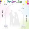 imageOurWarm Balloon Arch Kit with LED Lights 935FT ampamp 6FT Free Bending Half Balloon Arch Stand with Base Gold Backdrop Stand for Wedding Birthday Party Baby Shower Yard Lawn Graduation Decorations82FT  6FT Lighted Balloon Arch Kit