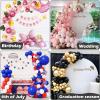 imageOurWarm Balloon Arch Kit with LED Lights 935FT ampamp 6FT Free Bending Half Balloon Arch Stand with Base Gold Backdrop Stand for Wedding Birthday Party Baby Shower Yard Lawn Graduation DecorationsBalloon Arch Stand with Base