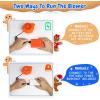 imageOurWarm Inflatable Christmas Costume Adult Cute Gingerbread Man Costume Blow up Christmas Costumes for WomenMen Convenient Gingerbread Inflatable Costumes for Xmas Cosplay Party