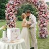 imageOurWarm Wedding Card Box with Lock PVC Gift Card Box for Party with Slot White Wedding Cards Boxes for Reception Weddings Money Box Envelope Box for Birthday Baby Shower Bridal Graduation Decor