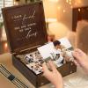 imageOurWarm Wooden Wedding Keepsake Box Mr Mrs Memory Box with Lids Wedding Engagement Gift Decorative Storage Boxes for Couples Newlyweds Bridal Shower VintageInspired Chasing for Special Memories