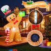 imageOurWarm 10FT Christmas Inflatable Outdoor Decoration Giant Elf Inflatable Outdoor Christmas Blow up Yard Decorations with LEDs Outdoor Christmas Inflatables for Outside Roof Lawn Holiday Xmas Decor6FT Christmas Inflatable