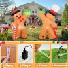 imageOurWarm 10FT Christmas Inflatable Outdoor Decoration Giant Elf Inflatable Outdoor Christmas Blow up Yard Decorations with LEDs Outdoor Christmas Inflatables for Outside Roof Lawn Holiday Xmas Decor6FT Christmas Inflatable
