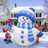 imageOurWarm 5FT Christmas Inflatable Outdoor Decoration Inflatable Snowman Outdoor Christmas Blow up Yard Decorations with Colorful Lights and Cardinal Outdoor Christmas Inflatables for Lawn Xmas Decor