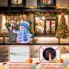 imageOurWarm 5FT Christmas Inflatable Outdoor Decoration Inflatable Snowman Outdoor Christmas Blow up Yard Decorations with Colorful Lights and Cardinal Outdoor Christmas Inflatables for Lawn Xmas Decor