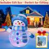 imageOurWarm 5FT Christmas Inflatable Outdoor Decoration Inflatable Snowman Outdoor Christmas Blow up Yard Decorations with Colorful Lights and Cardinal Outdoor Christmas Inflatables for Lawn Xmas Decor