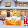 imageOurWarm 6FT Christmas Inflatable Outdoor Decoration DJ Gingerbread Inflatable Christmas Decorations with LED Lights Xmas Blow Ups for Outdoor Indoor Lawn Garden Yard