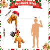 imageOurWarm 7FT Christmas Inflatable Outdoor Decoration Climbing Gingerbread Inflatable Christmas Blow Up Yard Decorations with LEDs Outdoor Christmas Inflatables for Indoor Roof Tree Lawn Xmas Decor