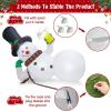 imageOurWarm 10FT Christmas Inflatable Outdoor Decoration Giant Funny Lounging Inflatable Snowman with Builtin LED Lights Blow Up Christmas Yard Decorations Outdoor for Xmas Lawn Garden Holiday Party