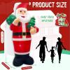 imageOurWarm 14FT Giant Christmas Inflatables Outdoor Decoration Santa Claus Christmas Blow Ups with Gift Bag Christmas Tree and LED Lights Xmas Decor Outdoor for Outside Garden Lawn Holiday Party
