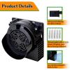 imageOurWarm 12A Inflatable Blower Fan Replacement Blow Up Motor for Inflatables with 15A Adapter and 5 LED Lights Ideal for 510FT Halloween Thanksgiving Christmas Inflatables Outdoor Decorations