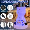 imageOurWarm 6FT Christmas Inflatables Outdoor Decorations Upside Down Inflatable Snowman Outdoor with Builtin LEDs Christmas Blow Up Yard Decorations for Lawn Garden Party Display6FT Snowman