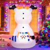imageOurWarm 6FT Christmas Inflatables Outdoor Decorations Upside Down Inflatable Snowman Outdoor with Builtin LEDs Christmas Blow Up Yard Decorations for Lawn Garden Party Display6FT Snowman