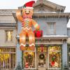 imageOurWarm 10FT Giant Christmas Inflatables Outdoor Decorations Sitting Gingerbread Inflatable Builtin LED Lights Gingerbread Blow Up Yard Decorations for Roof Garden Lawn Home Xmas Holiday Party10FT Gingerbread