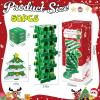 imageOurWarm Wooden Blocks Stacking Game Tumbling Tower and Balance Christmas Board Games Family Games for Kids and Adults Ages 6 Christmas Tree Wood Blocks Party Kid Games for Family