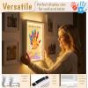 imageOurWarm Family Handprint Kit with Light DIY Handprint Family Keepsake Wooden Frame with Sticker ampamp NonToxic Baby Safe Paint Baby Keepsake Gifts for Newborn Mothers Day New Parents Adoption Day