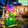 imageOurWarm 6FT Easter Inflatables Outdoor Decorations Spring Inflatable Tulip Flowers with Builtin LED Lights Easter Blow Up Yard Decorations for Lawn Garden Yard Party and Seasonal Outdoor Decor