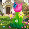 imageOurWarm 6FT Easter Inflatables Outdoor Decorations Spring Inflatable Tulip Flowers with Builtin LED Lights Easter Blow Up Yard Decorations for Lawn Garden Yard Party and Seasonal Outdoor Decor