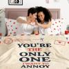 image:imageOurWarm Anniversary Couple Gifts for Women Soft Fleece Throw Blanket 50x60 in Birthday Wedding Romantic Gifts for Wife Husband Girlfriend Boyfriend I Love You Present Gift for Him Her