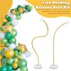image:imageOurWarm Balloon Arch Kit with Balloon Pump Electric 82FT amp 5FT Gold Half Balloon Arch Stand with Base Free Bending Arch Frame Backdrop for Wedding Birthday Party Baby Shower Graduation DecorationGold Half Balloon Arch