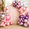 image:imageOurWarm Balloon Arch Kit with Balloon Pump Electric 82FT amp 5FT Gold Half Balloon Arch Stand with Base Free Bending Arch Frame Backdrop for Wedding Birthday Party Baby Shower Graduation DecorationWhite Half Balloon Arch