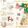 image:imageOurWarm Balloon Arch Kit with Balloon Pump Electric 82FT amp 5FT Gold Half Balloon Arch Stand with Base Free Bending Arch Frame Backdrop for Wedding Birthday Party Baby Shower Graduation DecorationGold Half Balloon Arch with Pump