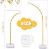 image:imageOurWarm Balloon Arch Kit with Balloon Pump Electric 82FT amp 5FT Gold Half Balloon Arch Stand with Base Free Bending Arch Frame Backdrop for Wedding Birthday Party Baby Shower Graduation DecorationGold Half Balloon Arch