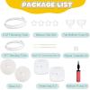 image:imageOurWarm Balloon Arch Kit with Balloon Pump Electric 82FT amp 5FT Gold Half Balloon Arch Stand with Base Free Bending Arch Frame Backdrop for Wedding Birthday Party Baby Shower Graduation DecorationWhite Half Balloon Arch