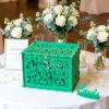 image:imageOurWarm Black Wedding Card Box with Lock Elegant PVC Card Boxes for Wedding Decorations for Reception Secure amp Versatile Gift Boxes Ideal as Honeymoon Fund Box for Parties and EventsGreen