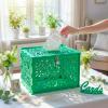 image:imageOurWarm Black Wedding Card Box with Lock Elegant PVC Card Boxes for Wedding Decorations for Reception Secure amp Versatile Gift Boxes Ideal as Honeymoon Fund Box for Parties and EventsGreen