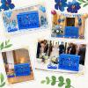 image:imageOurWarm Black Wedding Card Box with Lock Elegant PVC Card Boxes for Wedding Decorations for Reception Secure amp Versatile Gift Boxes Ideal as Honeymoon Fund Box for Parties and EventsBlue