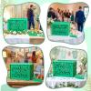 image:imageOurWarm Black Wedding Card Box with Lock Elegant PVC Card Boxes for Wedding Decorations for Reception Secure amp Versatile Gift Boxes Ideal as Honeymoon Fund Box for Parties and EventsGreen