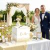 image:imageOurWarm Wedding Card Box with Gold Glitter  White Paper Cards Box with Gold Foil Lettering Elegant Reception Card Holder for Wedding Bridal Shower amp Party Decor