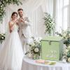 image:imageOurWarm Wedding Card Box with Lock Sage Green Acrylic Card Box for Wedding with 3D Raised Lettering Large Envelope Money Gift Card Box for Party Graduation Birthday Baby Shower Wedding DecorationsSage Green