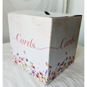 image:imageOurWarm Pink Floral Alphabet Wedding Card Box Paper Gift Card Holder for Wedding Reception Bridal Shower amp Baby Shower Decor