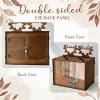 image:imageOurWarm Brown Wedding Card Box for Reception with Dual Slots Vintage Large Wooden Box with Lock and Divider Rustic Envelope Gift Card Box for Wedding Reception Table Decorations Bridal Shower