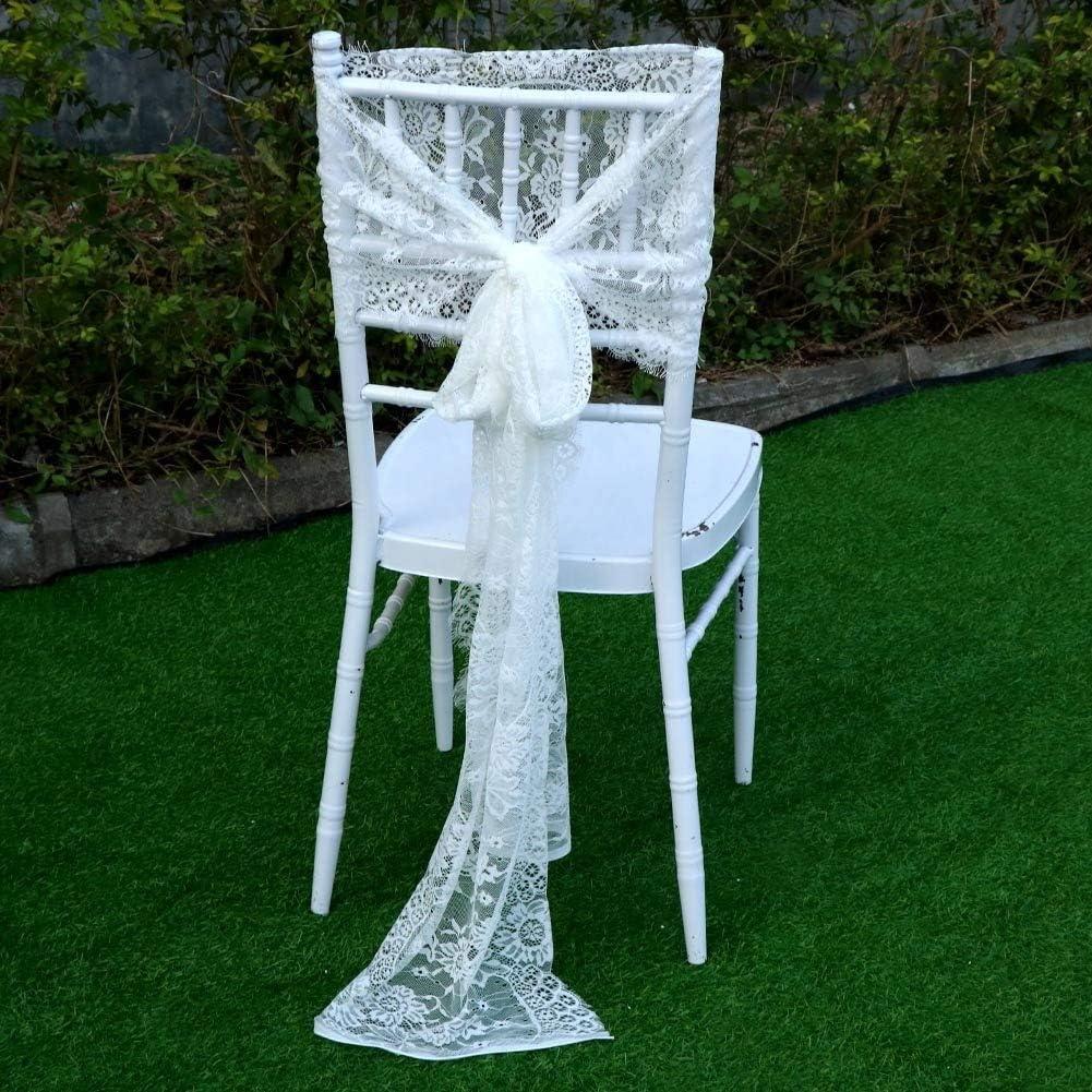 image:imageOurWarm 120in x 14in Vintage Wedding Lace Overlay Table Runner White Floral Lace Table Runners Chair Sash for Rustic Chic Boho Wedding Table Decor Baby amp Bridal Shower Party Decor