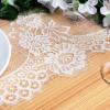image:imageOurWarm 120in x 14in Vintage Wedding Lace Overlay Table Runner White Floral Lace Table Runners Chair Sash for Rustic Chic Boho Wedding Table Decor Baby amp Bridal Shower Party Decor