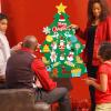 image:imageOurWarm DIY Felt Christmas Tree with 30pcs Glitter Ornaments 35 FT Felt Christmas Tree Set for Toddlers Xmas Gifts for Kids Christmas Crafts Home Door Wall Hanging Christmas Decorations