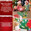 image:imageOurWarm DIY Felt Christmas Tree with 30pcs Glitter Ornaments 35 FT Felt Christmas Tree Set for Toddlers Xmas Gifts for Kids Christmas Crafts Home Door Wall Hanging Christmas Decorations